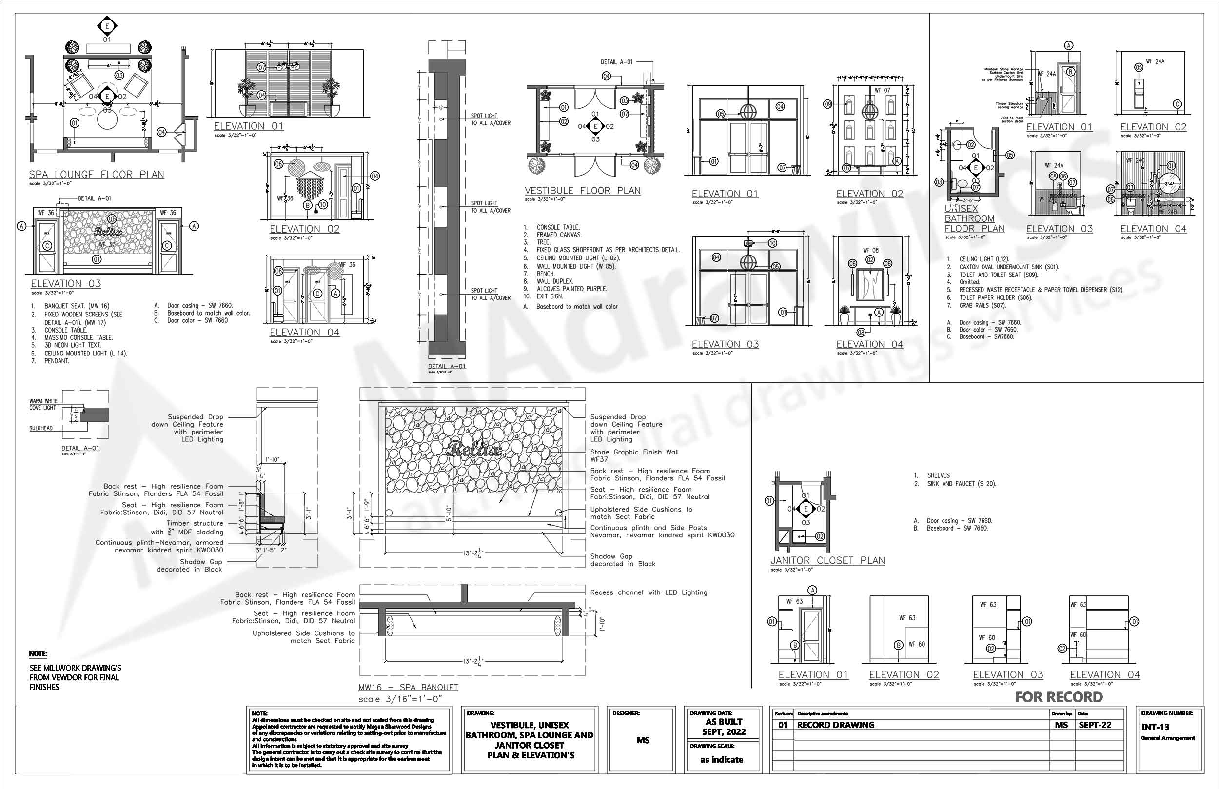 Interior Drawing MA Drawings